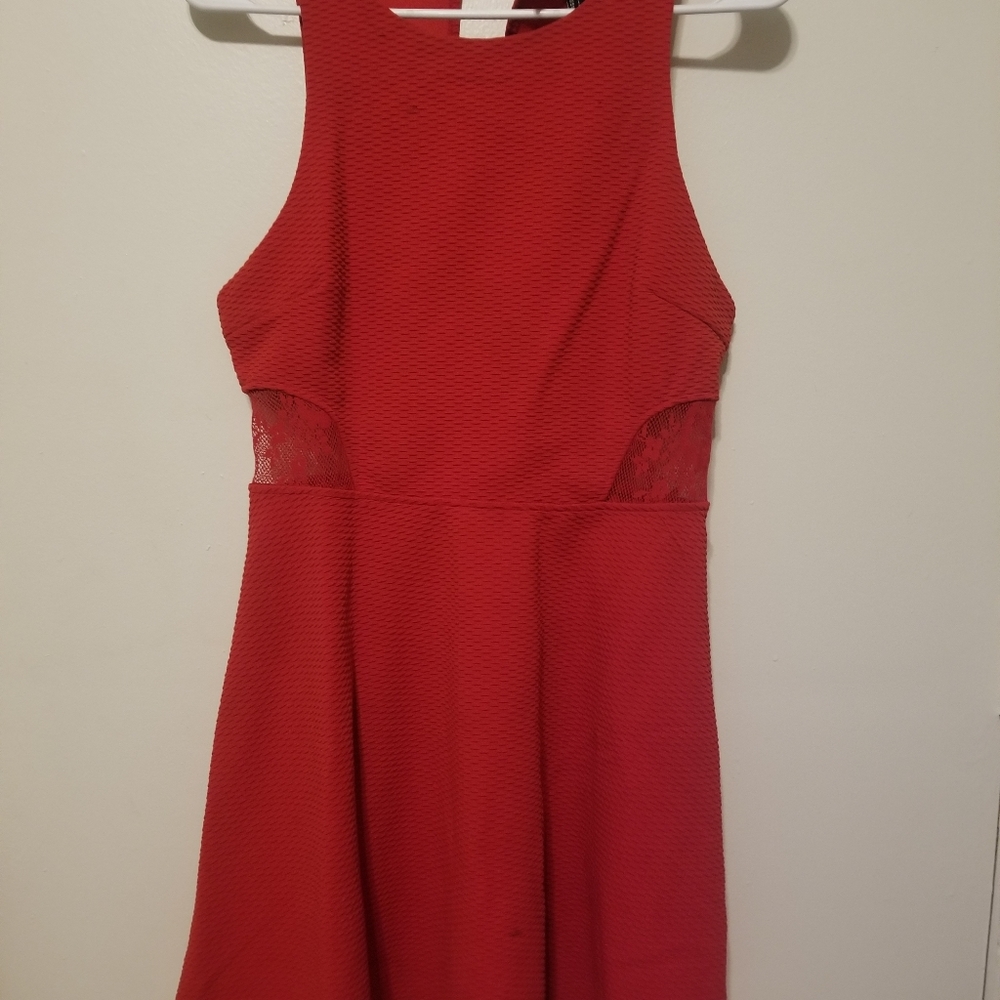 Red A-Line Dress